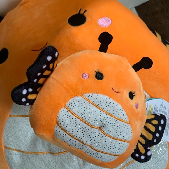 SQUISHMALLOWS MONY THE MONARCH BUTTERFLY SET 16-20”& 5” Rare Limited Edition NWT - Picture 9 of 16